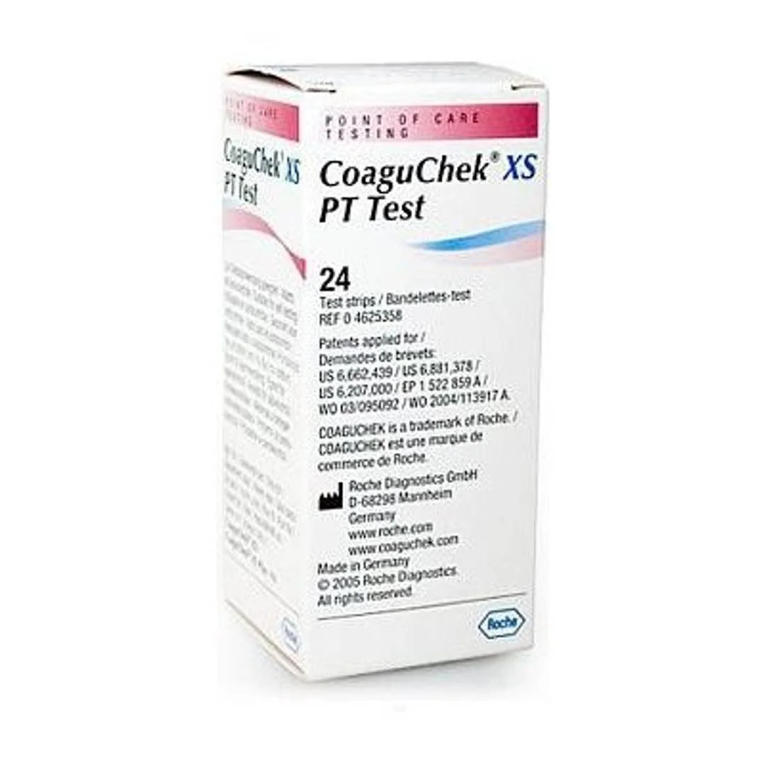 CoaguCheK XS PT Test prúžky testovacie ku koagulačnému analyzátoru 24ks