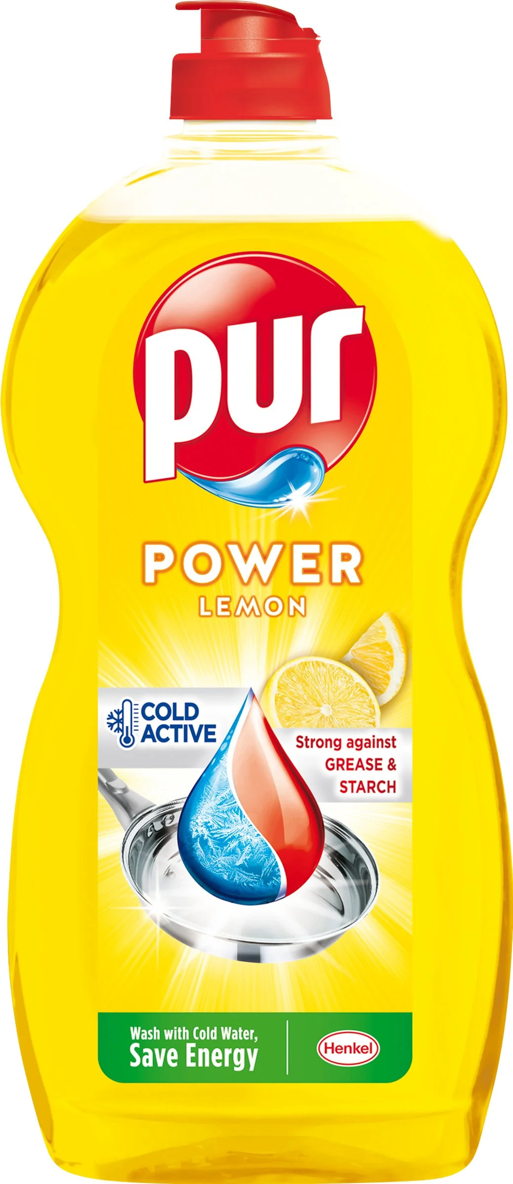 Pur Power prostriedok na umývanie riadu Lemon 1200 ml 1×1200 ml, čistiaci prostriedok