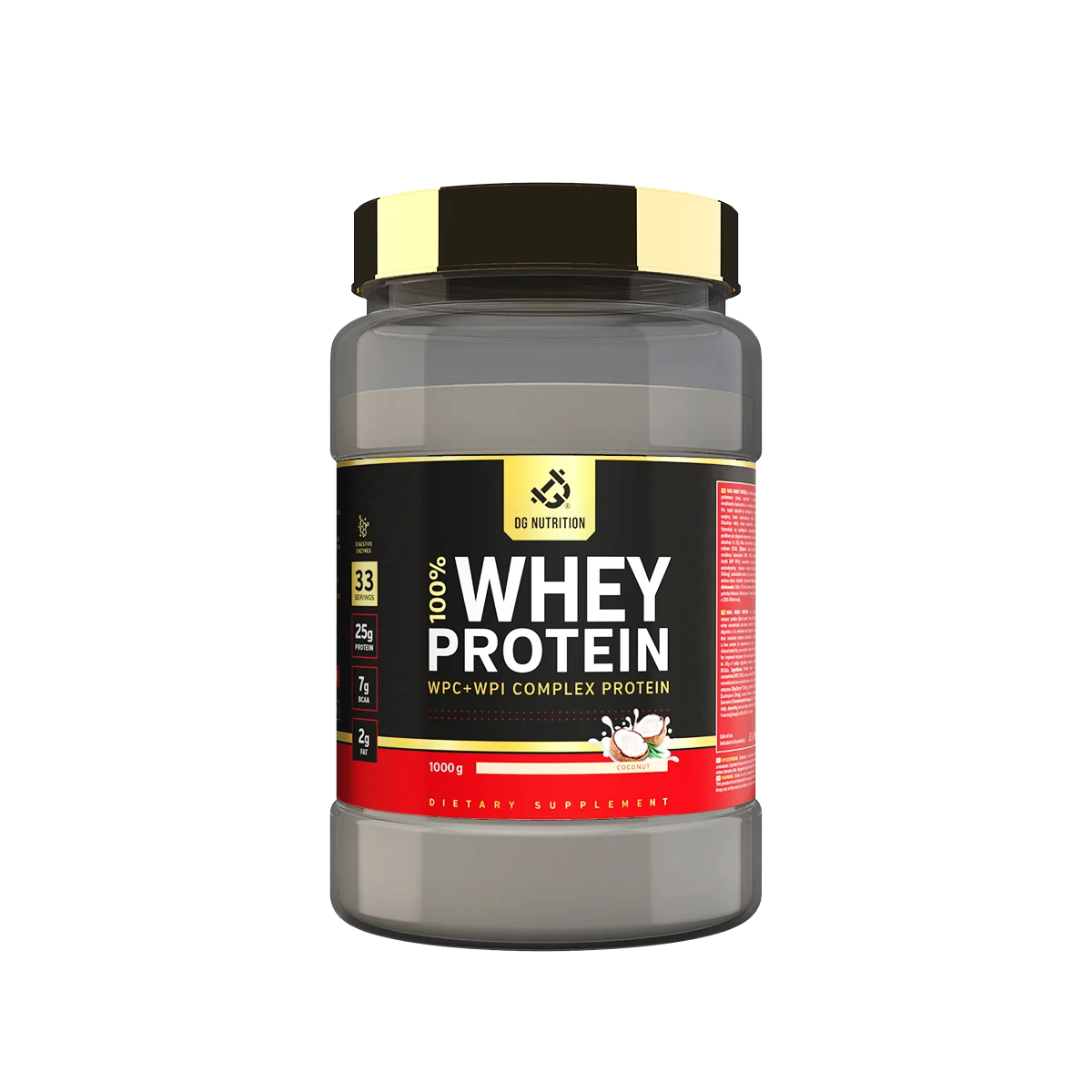 100% Whey Performance Complex Kokos 1000 g