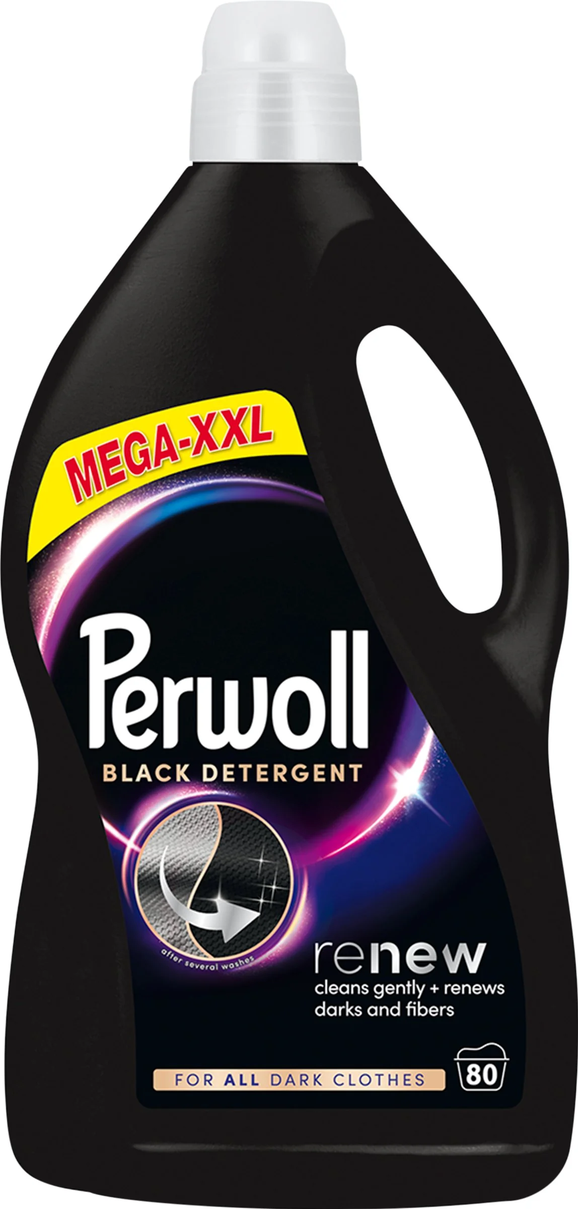 Perwoll prací gél Black 80 praní 1×4000 ml, prací gél