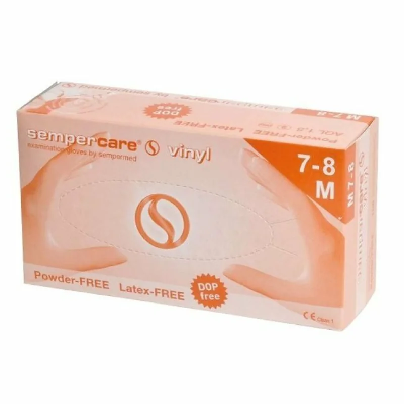Sempercare Vinyl bezpudrové vinylové rukavice, 100 ks, XL
