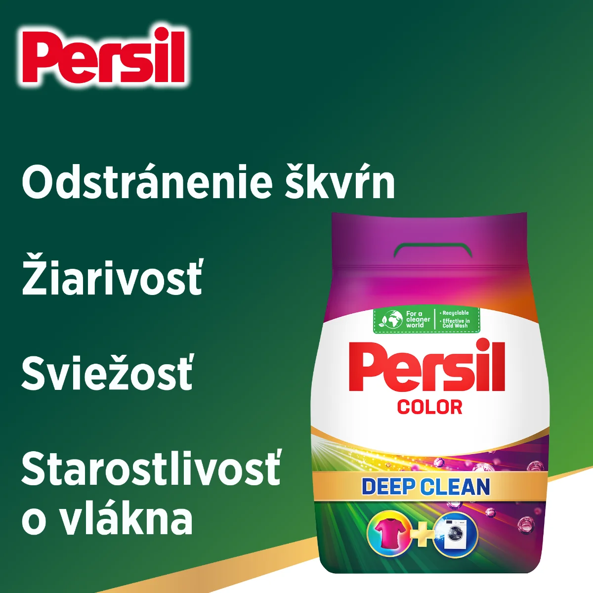 Persil prací prášok Color BOX 80 praní 1×4400 g, prací prášok