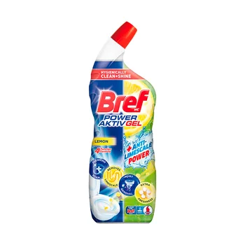 Bref Power Aktiv Gel WC čistič Lemon 1×700 ml, WC čistič