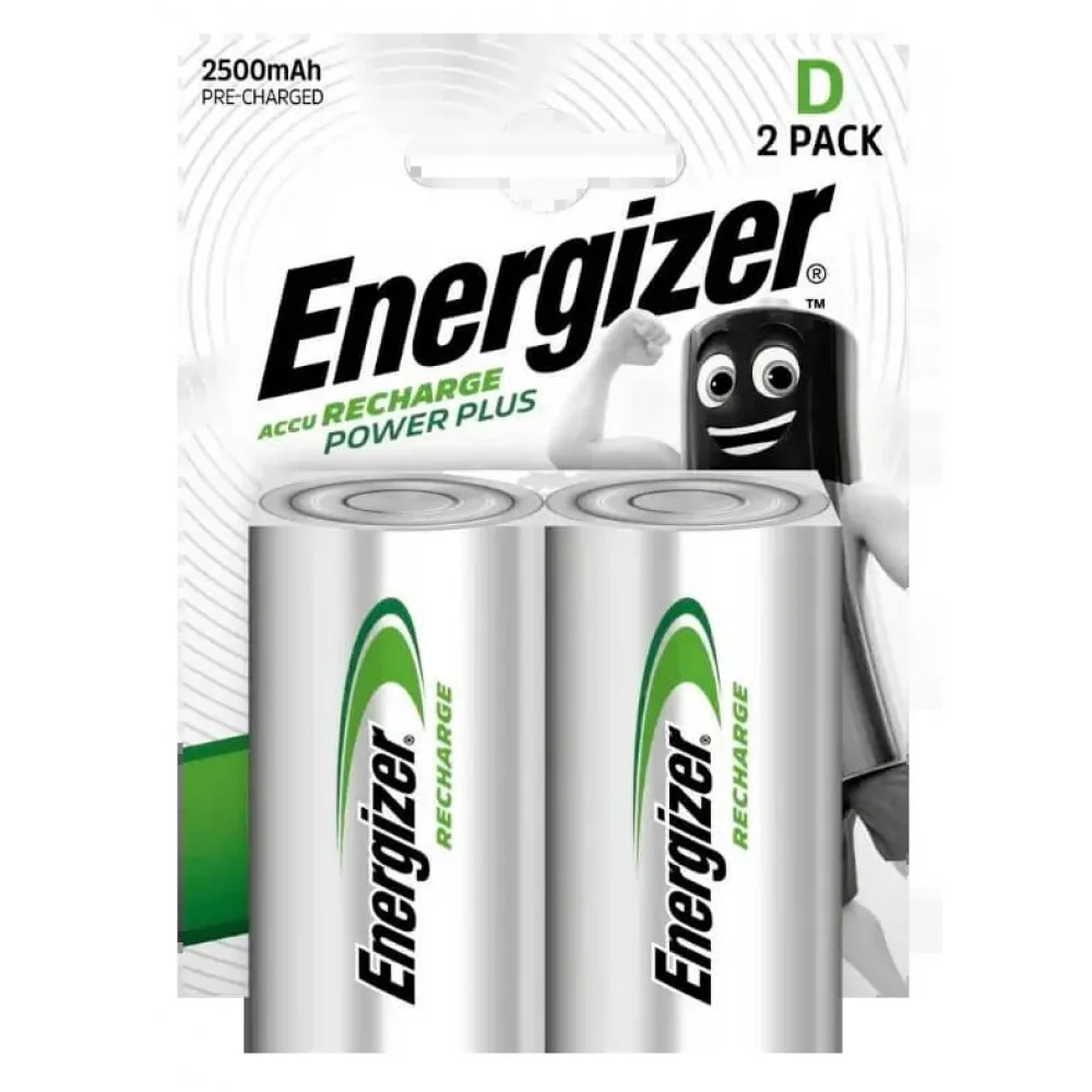 Energizer 2 x Nabíjateľné batérie R20/D Ni-MH 2500mAh-Energizer