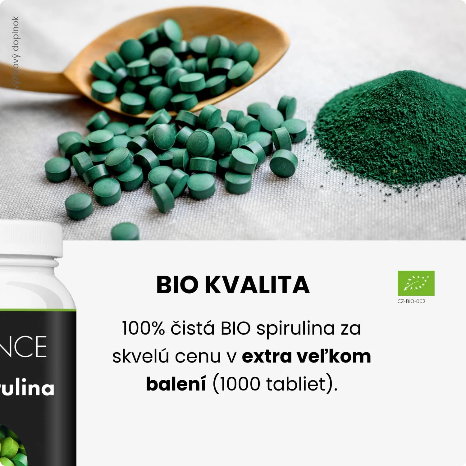 ADVANCE Spirulina 1000 tabliet 1×1000 tbl, výživový doplnok
