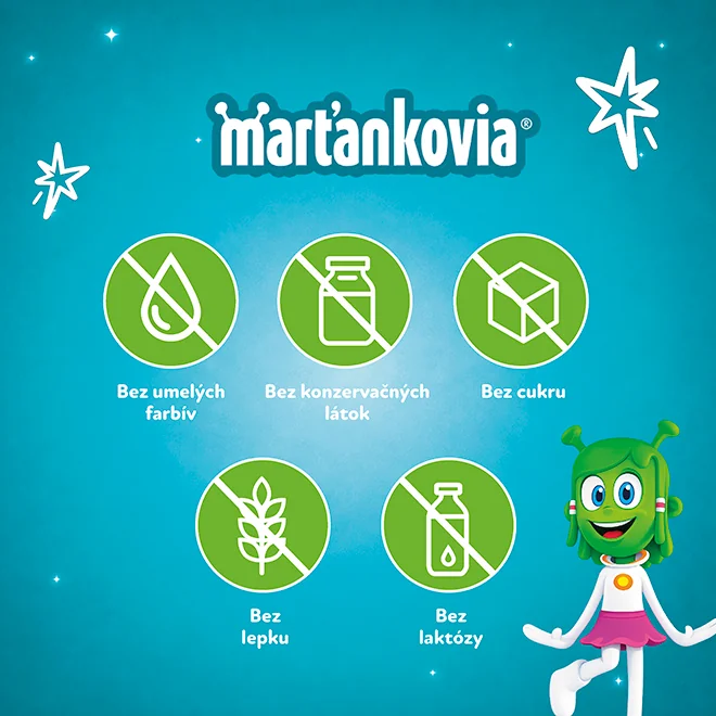 WALMARK Marťankovia s Imunactivom cmúľacie tablety, príchuť mix, 70+30 zdarma (100 ks)