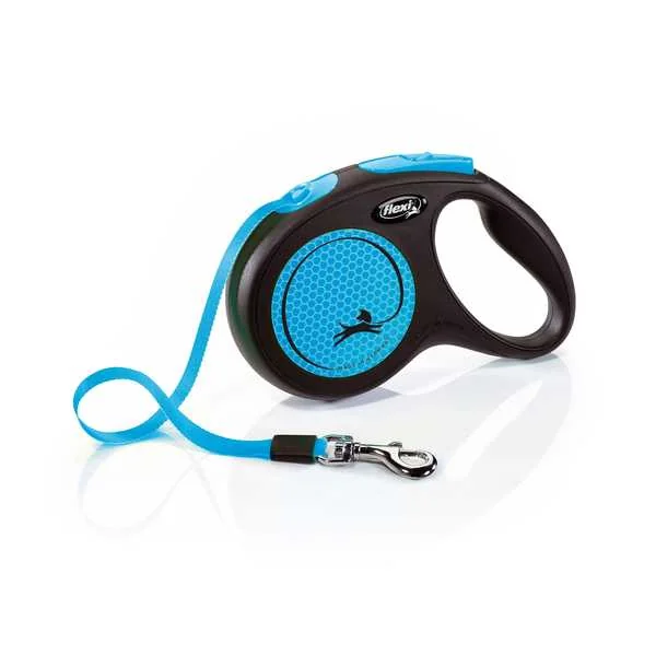 Flexi New Neon M Páska 5m/25kg Modrá 1×1 ks