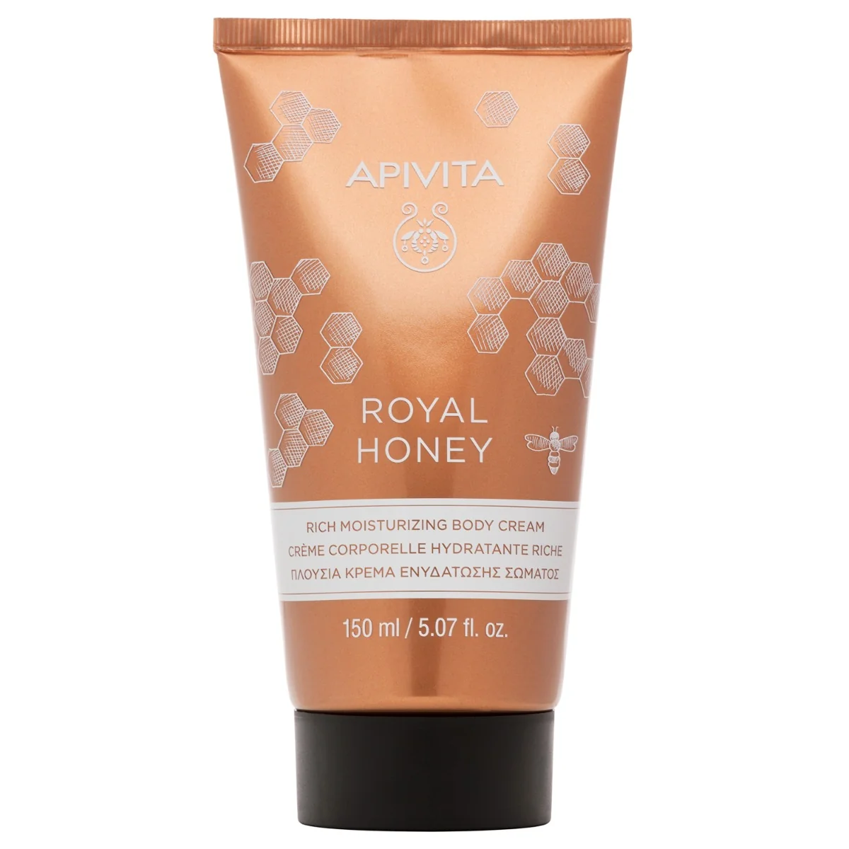 APIVITA Royal Honey Rich Moisturizing Body Cream, 150ml 1×150 ml, hydratačný krém