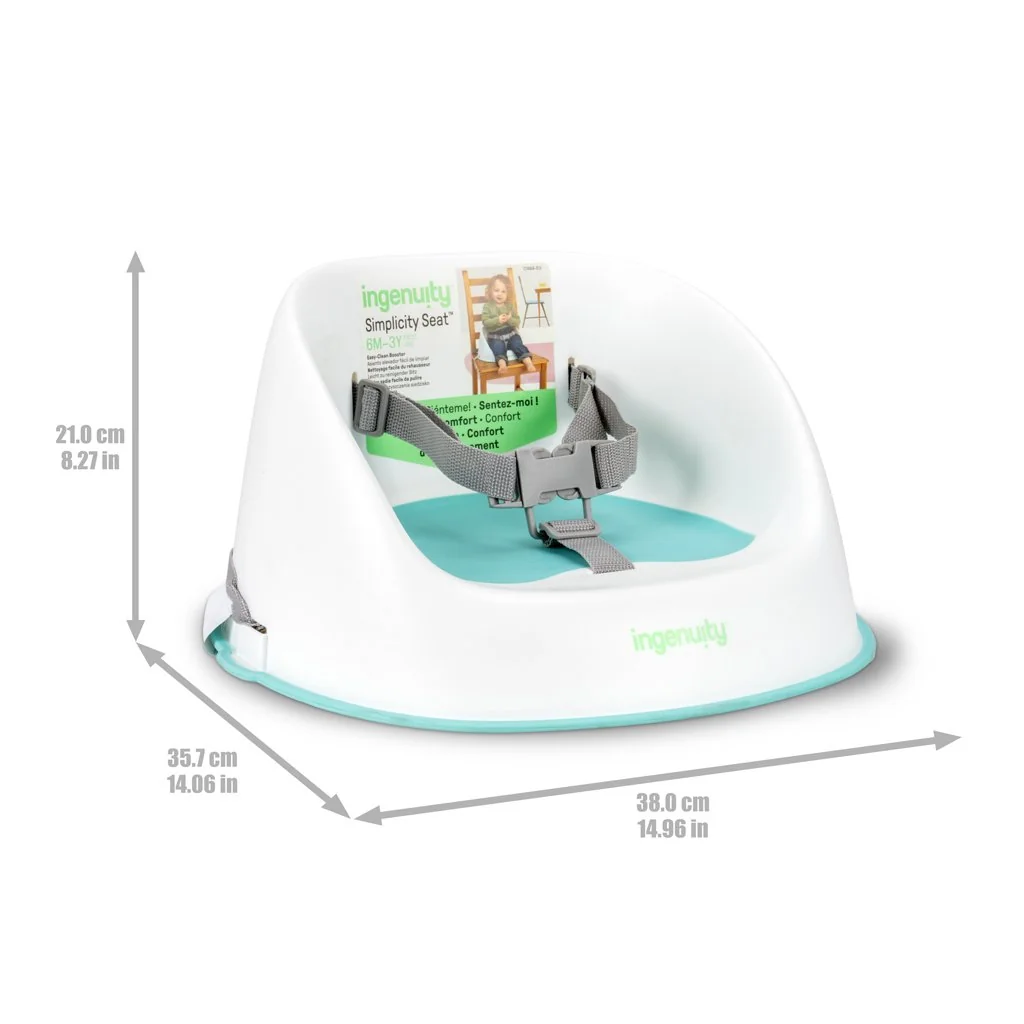 Jedálenská stolička na stoličku Simplicity Seat™ Teal 6m+, do 15kg