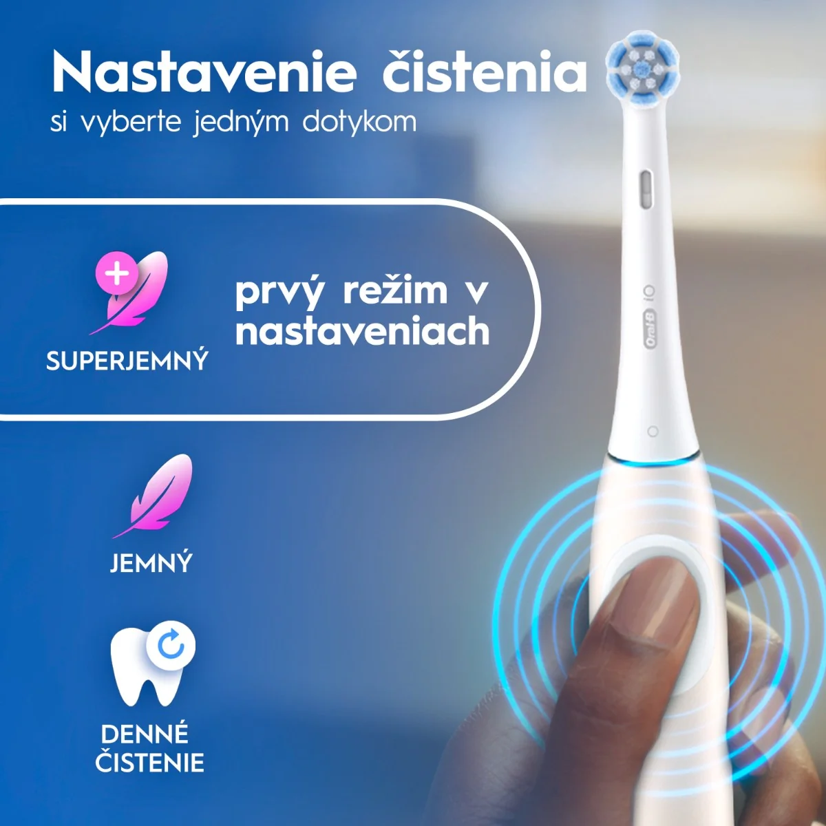 Oral-B iO 2 Calm Pink elektrická zubná kefka 1 ks