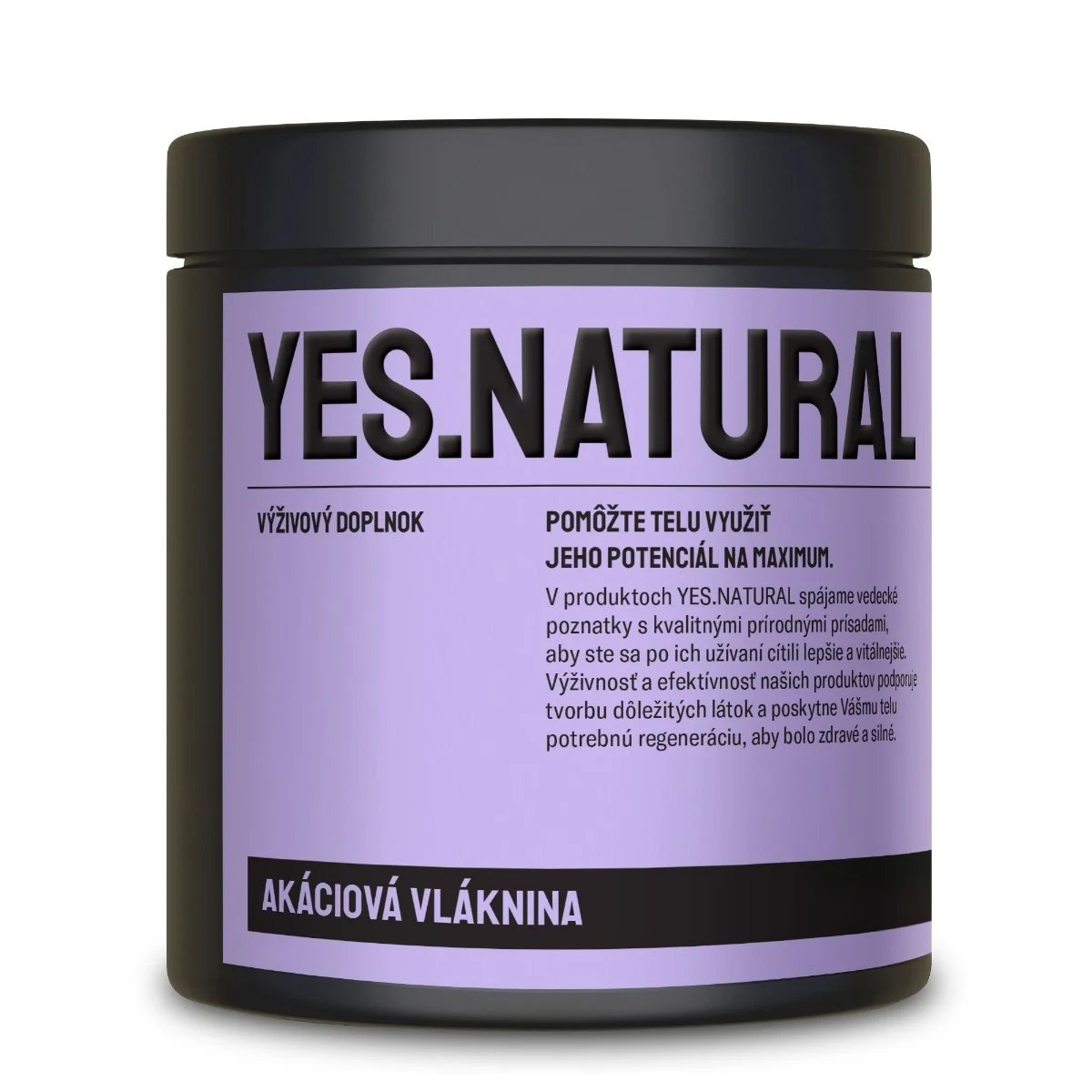 YES.NATURAL Akáciová vláknina 310g 1×310 g, akáciová vláknina
