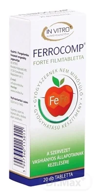 FERROCOMP FORTE 10 mg 1×20 tbl, výživový doplnok