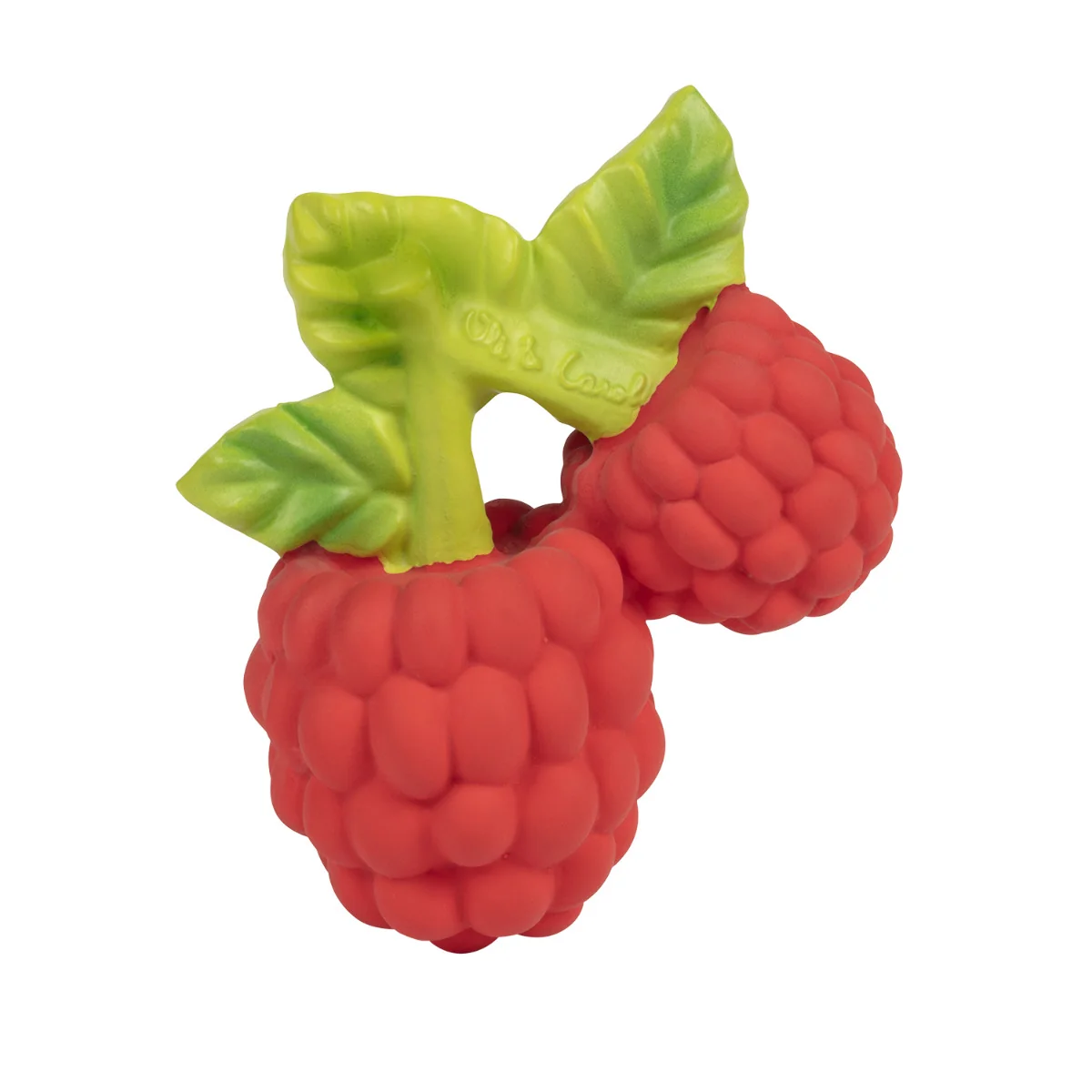 Oli&Carol hryzadlo malina Valery the Raspberry 1×1 ks, kaučukové hryzadlo