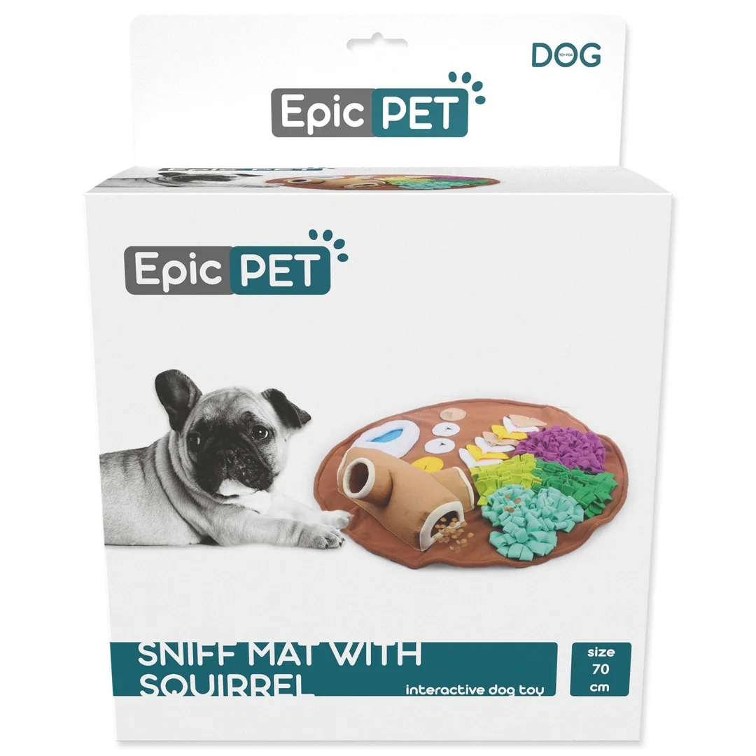 Hračka Epic Pet Sniff mat podložka čuchacia s veveričkou 70cm