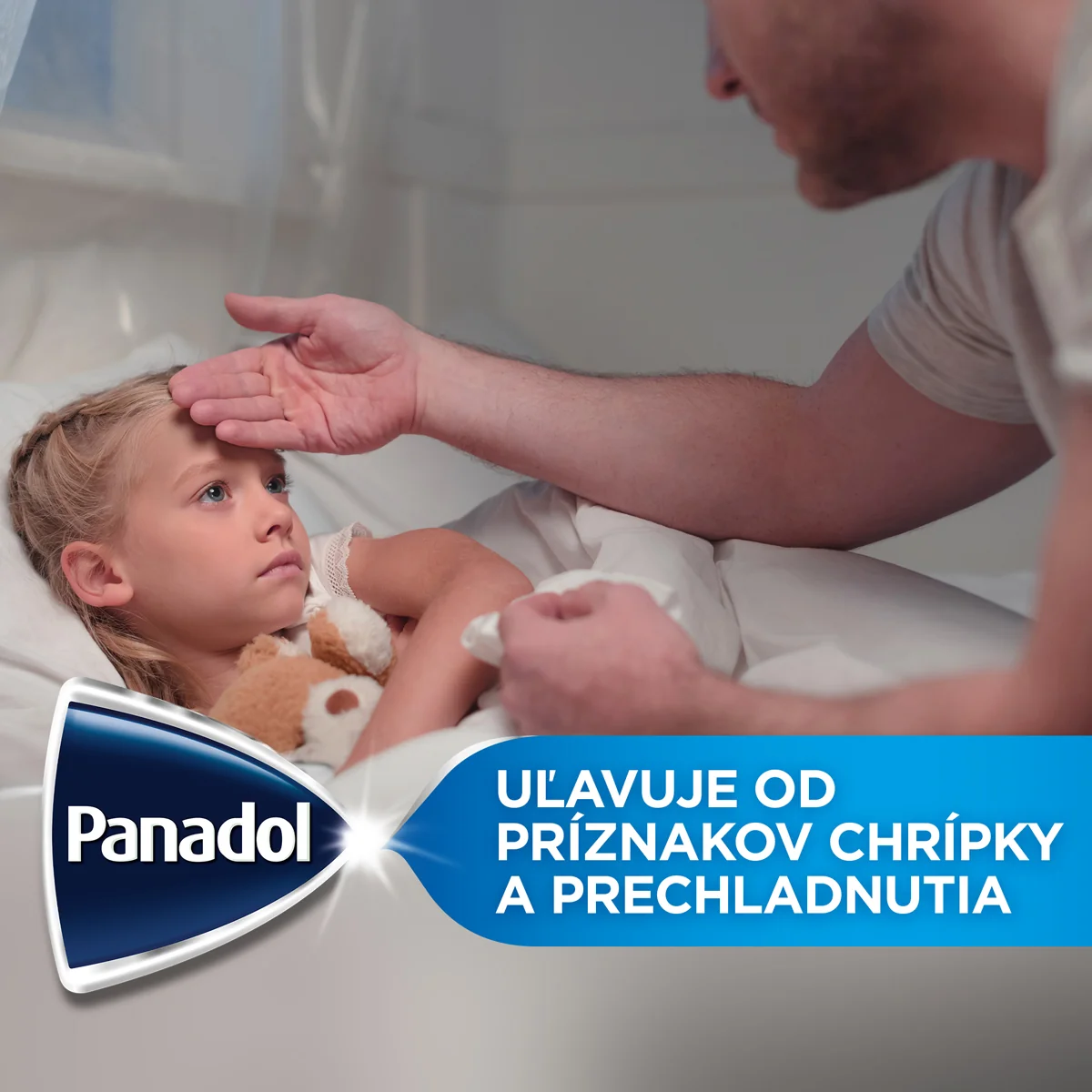 Panadol Junior čapíky 250 mg 1x10 ks, od 15kg+, proti horúčke a bolesti zúbkov u detí