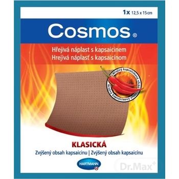 COSMOS Hrejivá náplasť s kapsaicínom KLASICKÁ 1×1 ks, (12,5×15 cm)