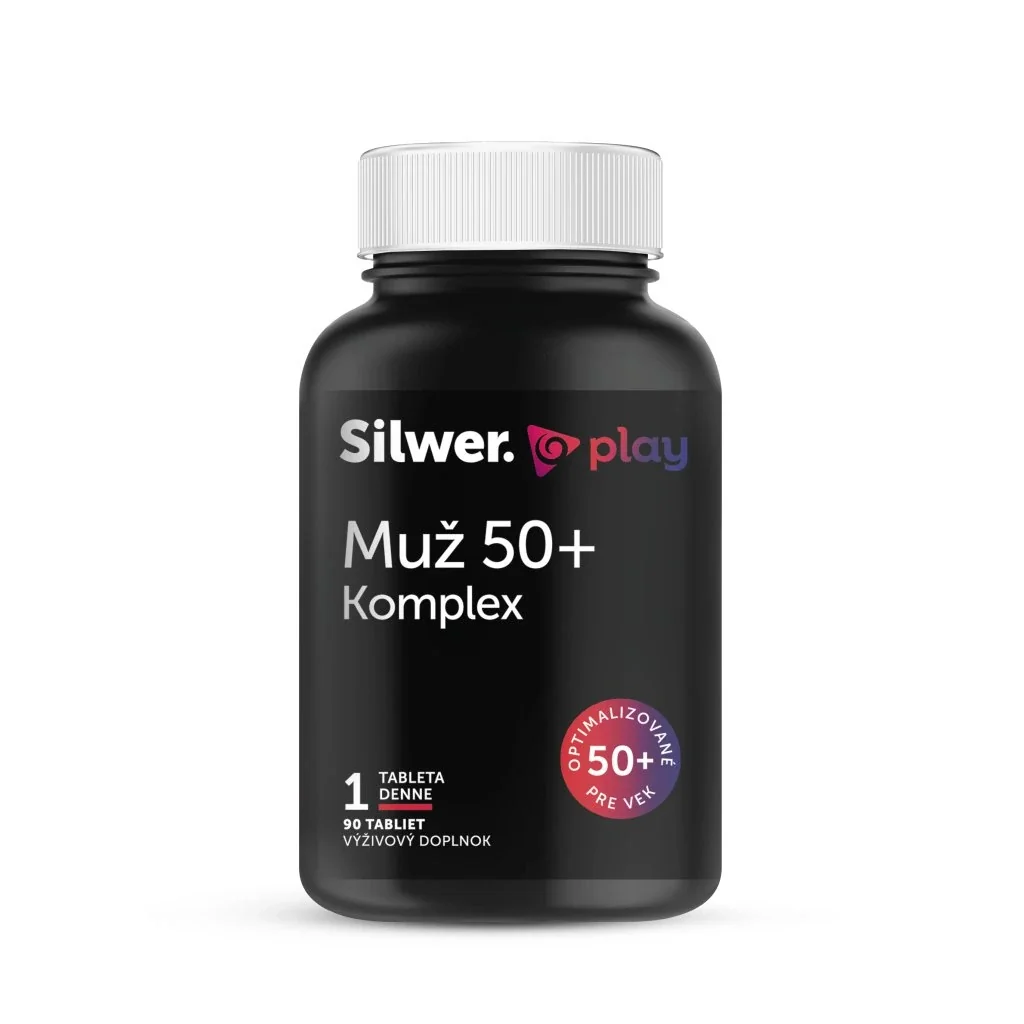 Silwer JOJ play Muž 50+ Komplex 90 tabliet. Vitalita, imunita, energia, podpora prostaty.