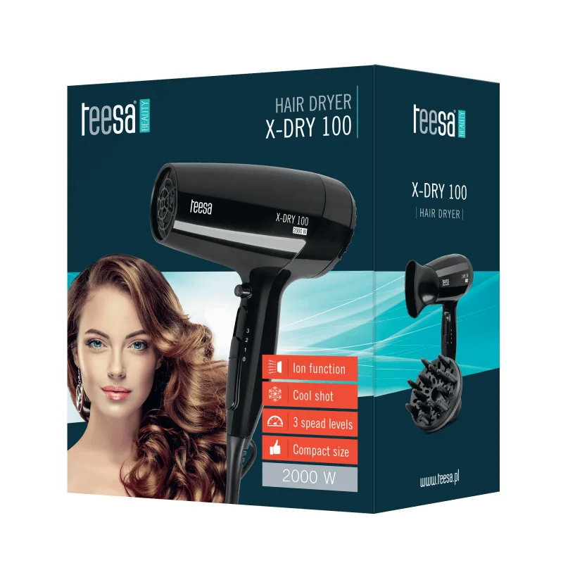 Fén na vlasy - Teesa Sušič vlasov X-DRY 100 2000W