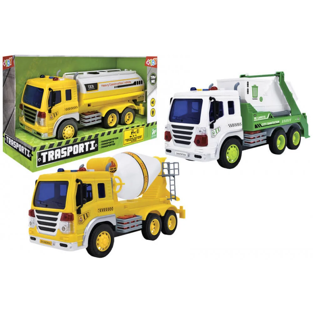 LKW Transportér Cisterna, Domiešavač, Smetiar na baterky-WTOY