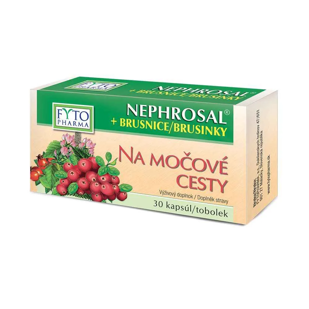 FYTO NEPHROSAL + BRUSNICE na močové cesty 1×30 cps