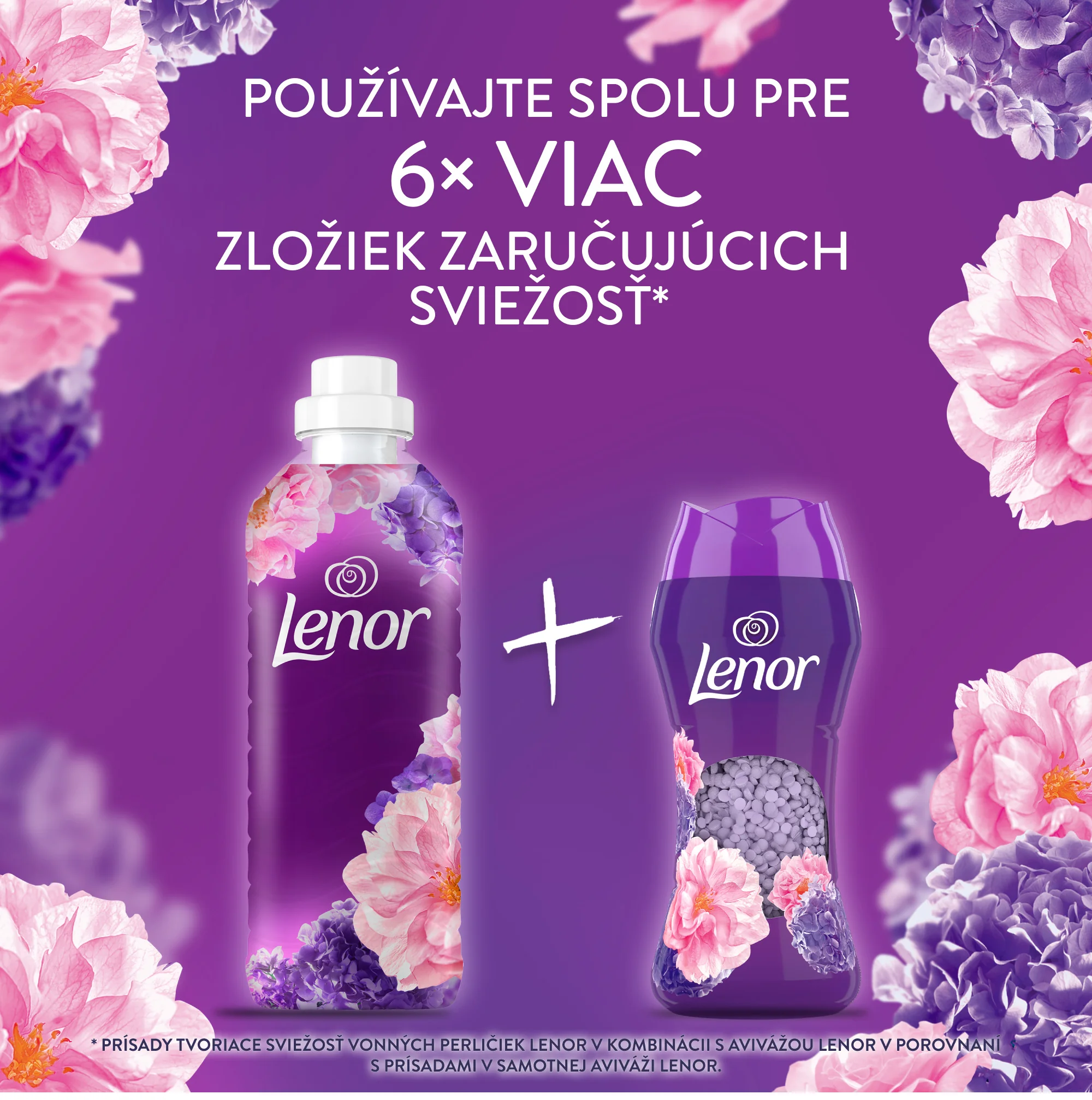 Lenor Floral Bouquet aviváž, 59 praní 1239 ml