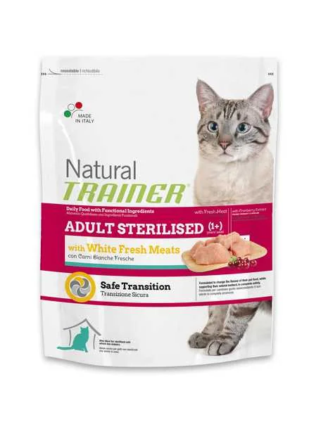 Natural Trainer Cat Sterilised Hydina Mäso 3kg 1×3 kg