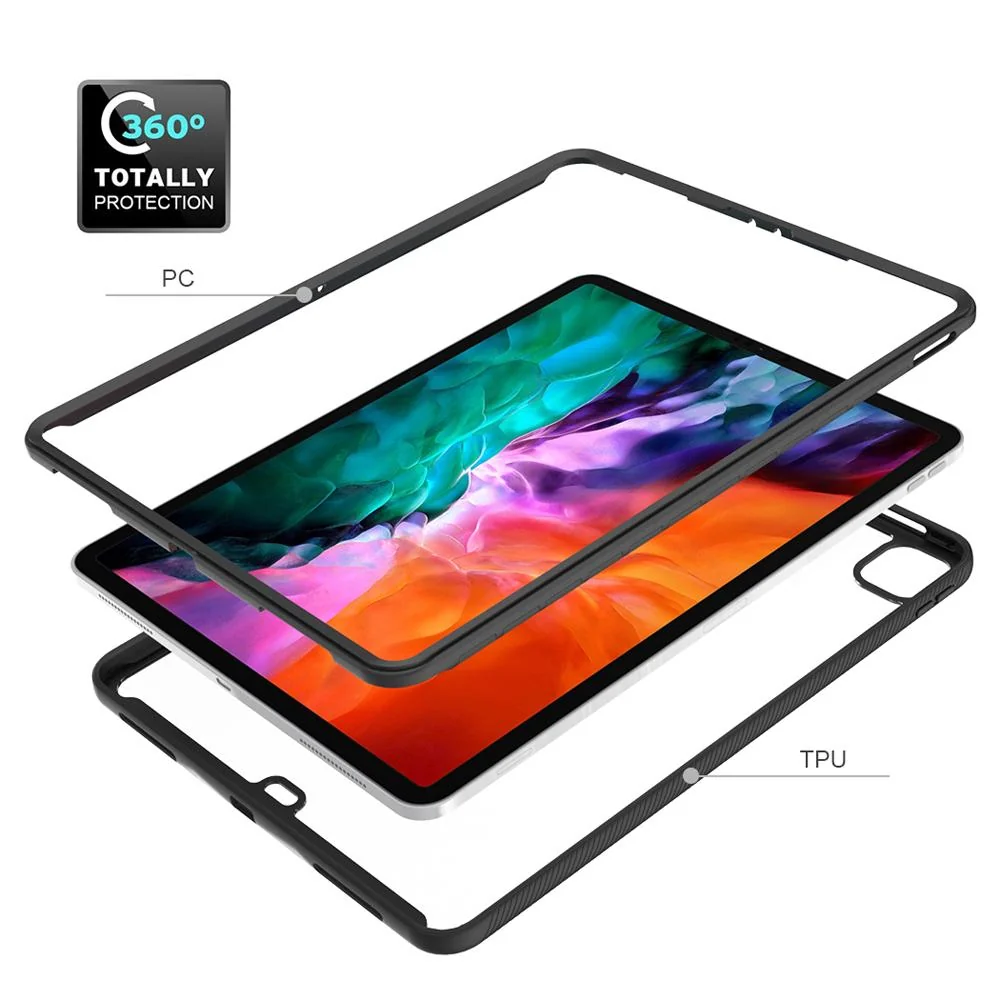 360° puzdro + ochranné sklo pre iPad Pro 12,9 Čierna H28079