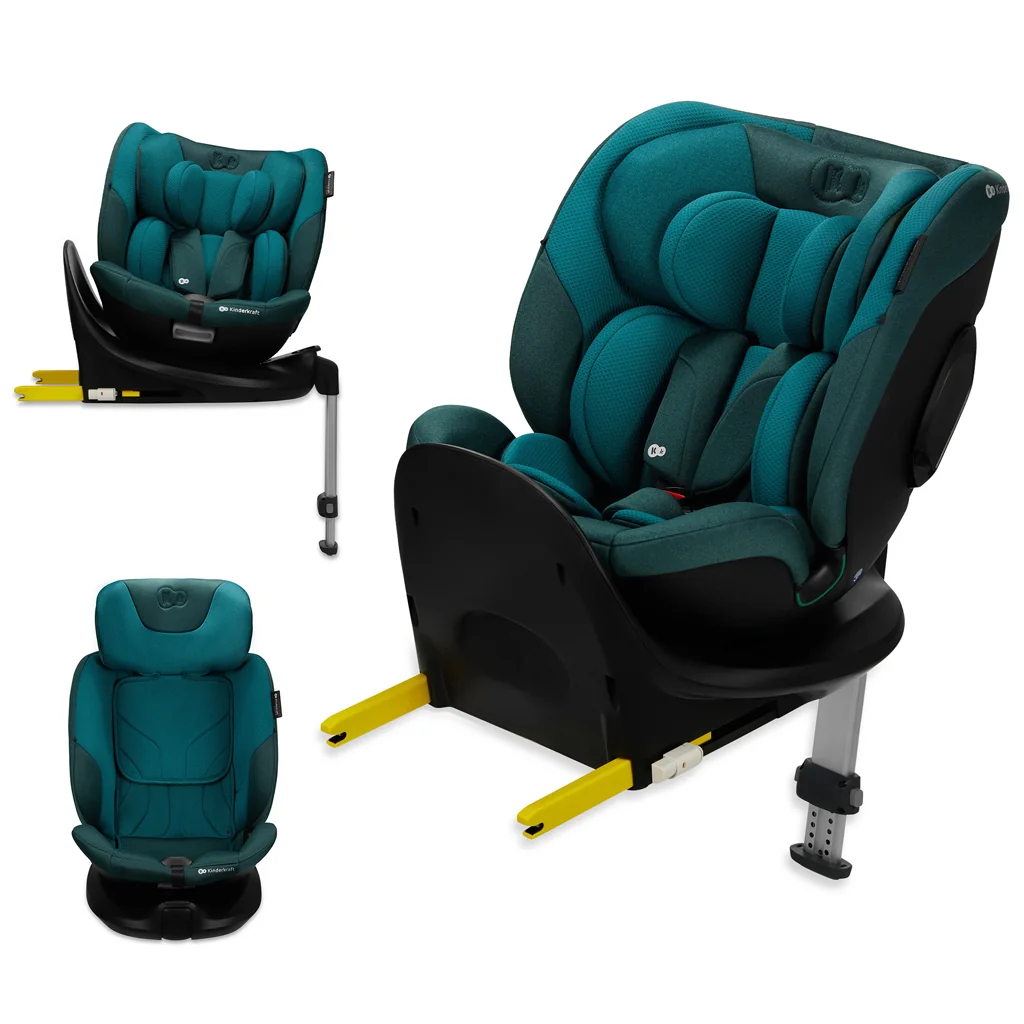 KINDERKRAFT SELECT Autosedačka i-Fix 40-150 cm Harbor blue 1×1 ks, autosedačka