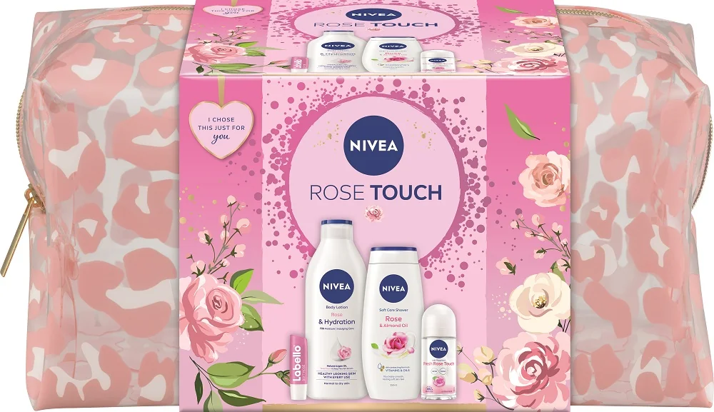 NIVEA BAG ROSE 1×1 ks, darčekové balenie