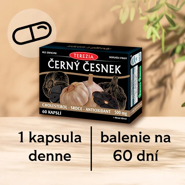 TEREZIA ČIERNY CESNAK 1×60 cps, výživový doplnok