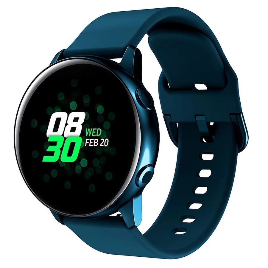 BStrap Silicone V2 remienok na Garmin Vivoactive 3 azure blue
