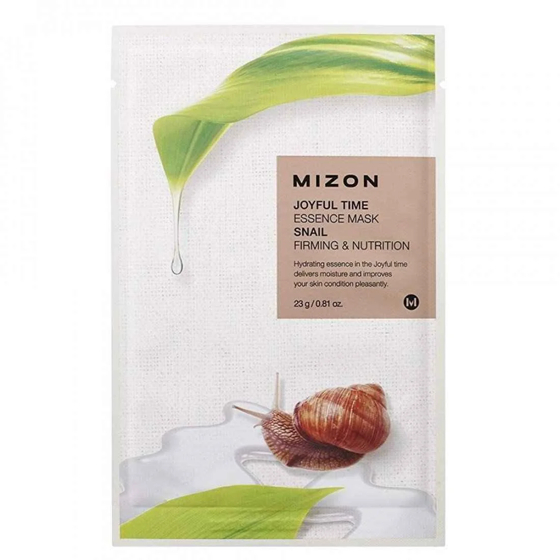 Mizon Joyful Time Essence Mask Snail 23 g / 1 sheet 1×1 ks, pleťová maska