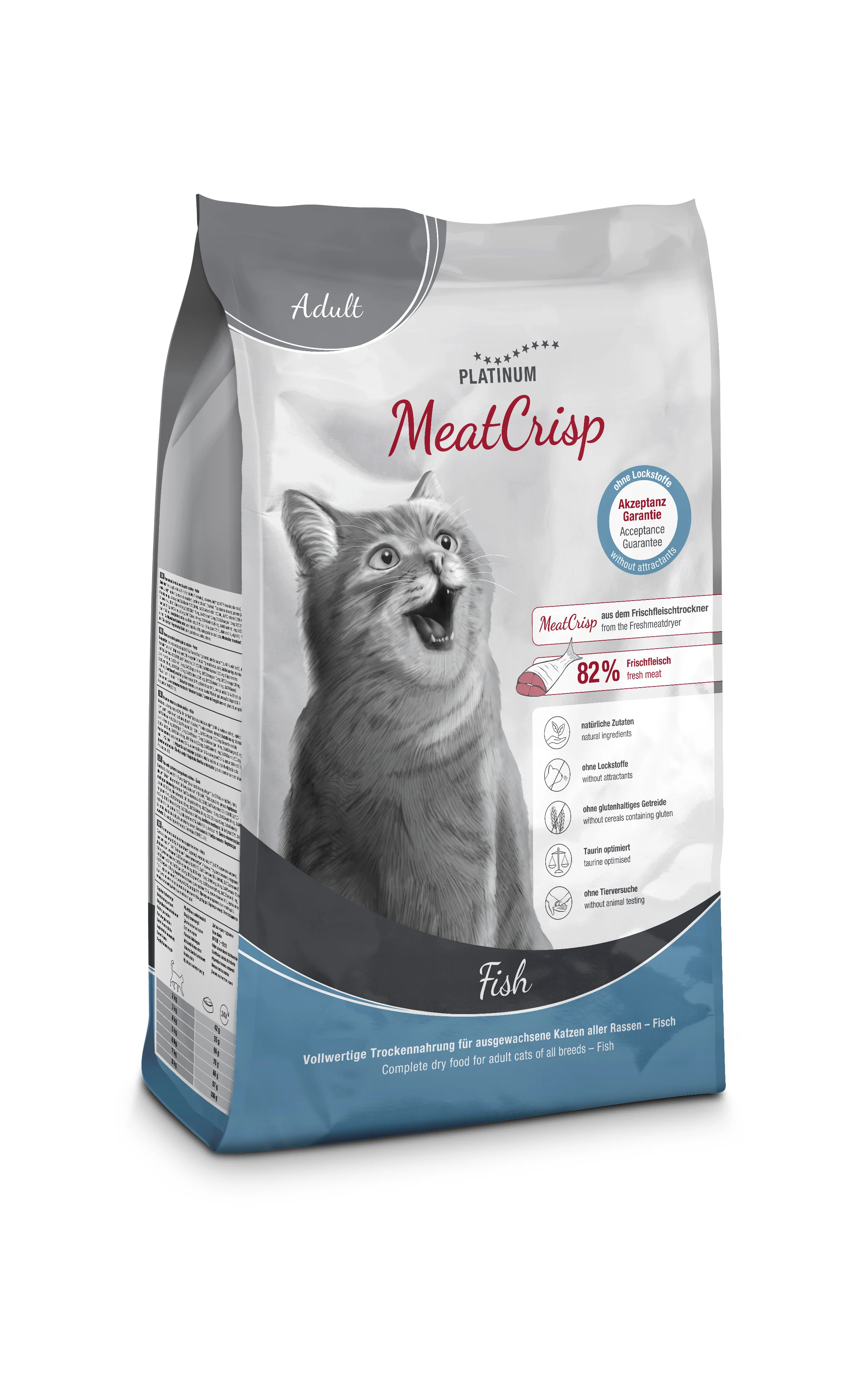 MeatCrisp Adult Fish - Ryba pre dospelé mačky 1,5 kg