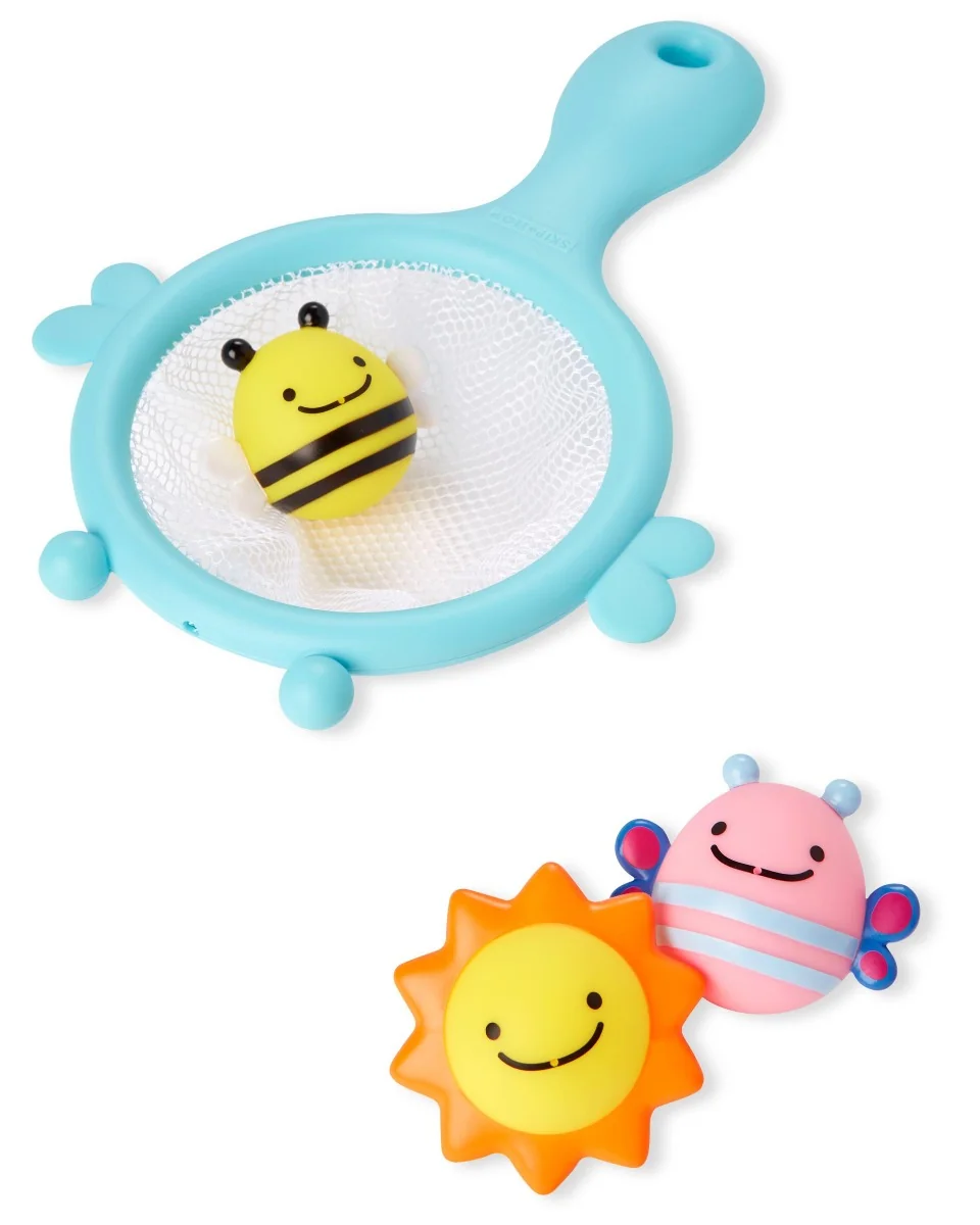 SKIP HOP Zoo Hračky do vody Scoop&Catch 12m+ 1×1 set, v balení 4 ks