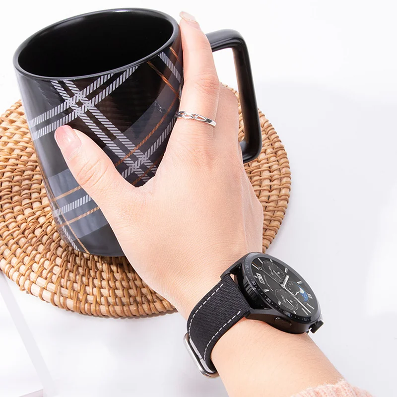 BStrap Denim remienok na Huawei Watch GT3 46mm royal blue