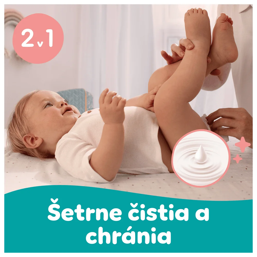 Pampers Sensitive Baby Detské Čistiace Obrúsky 20×80 ks