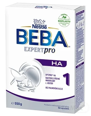 BEBA EXPERT pro HA 1 počiatočná mliečna výživa (od narodenia) 1x550 g
