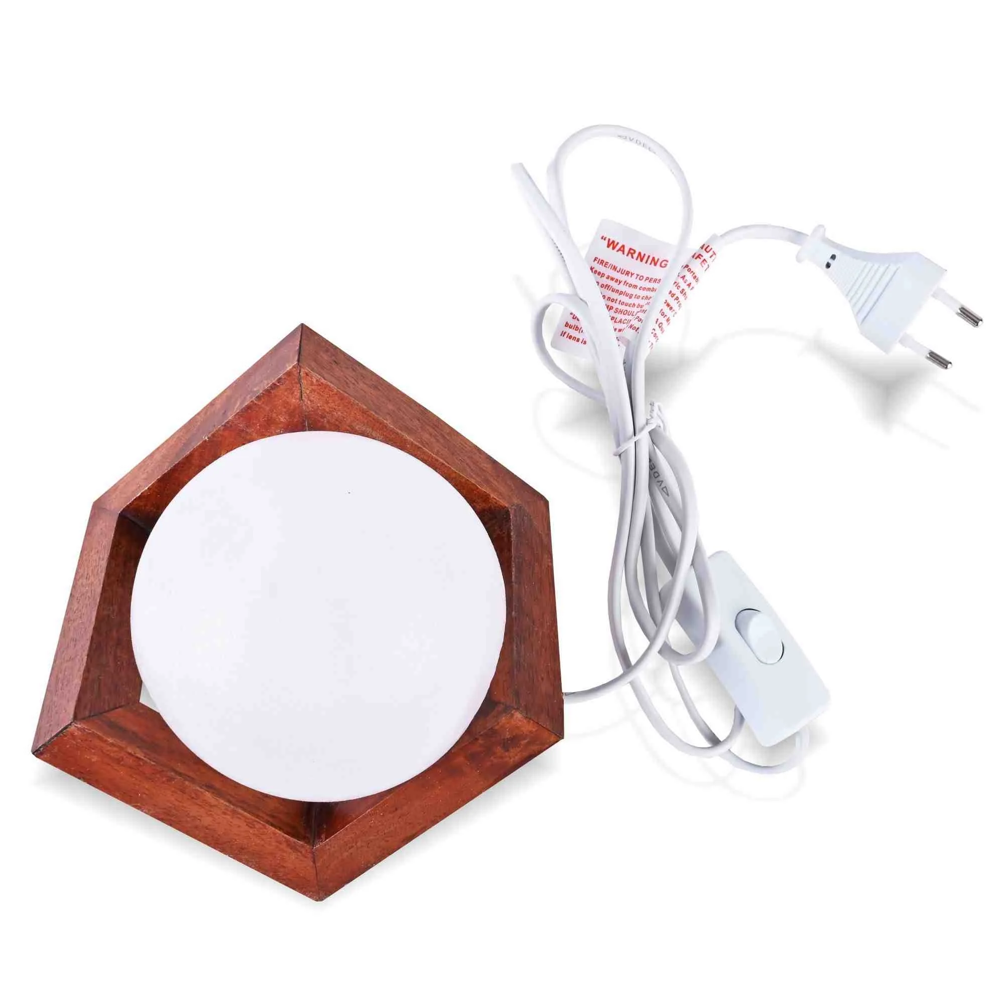 EMI Soľná lampa Mesiac do zásuvky 1×1 ks, soľná lampa