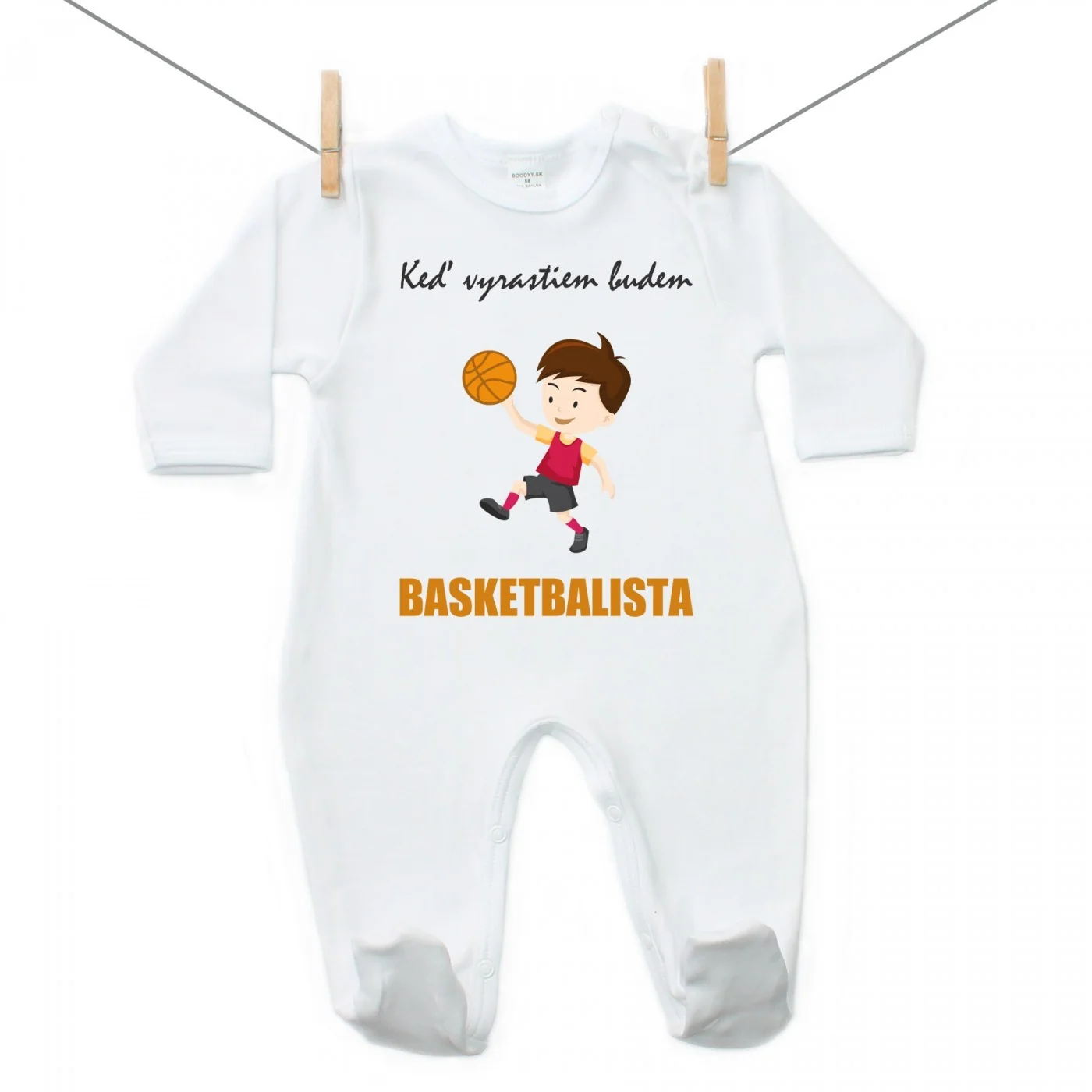 Boodyy Overal Keď vyrastiem budem basketbalista Veľkosť: 56