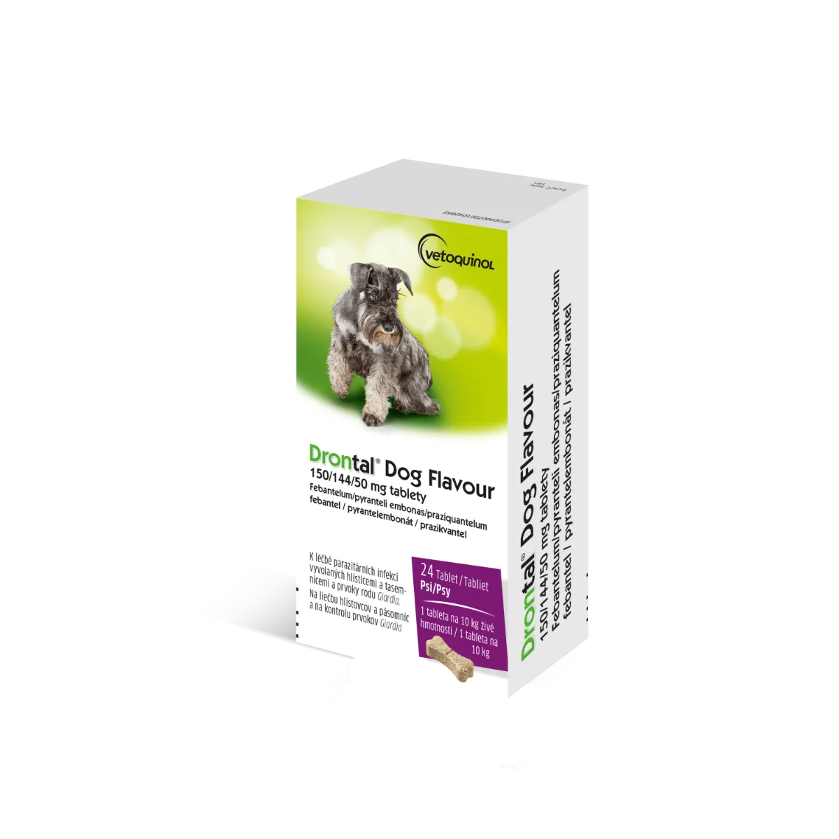 Drontal Dog Flavour 150/144/50 mg tablety