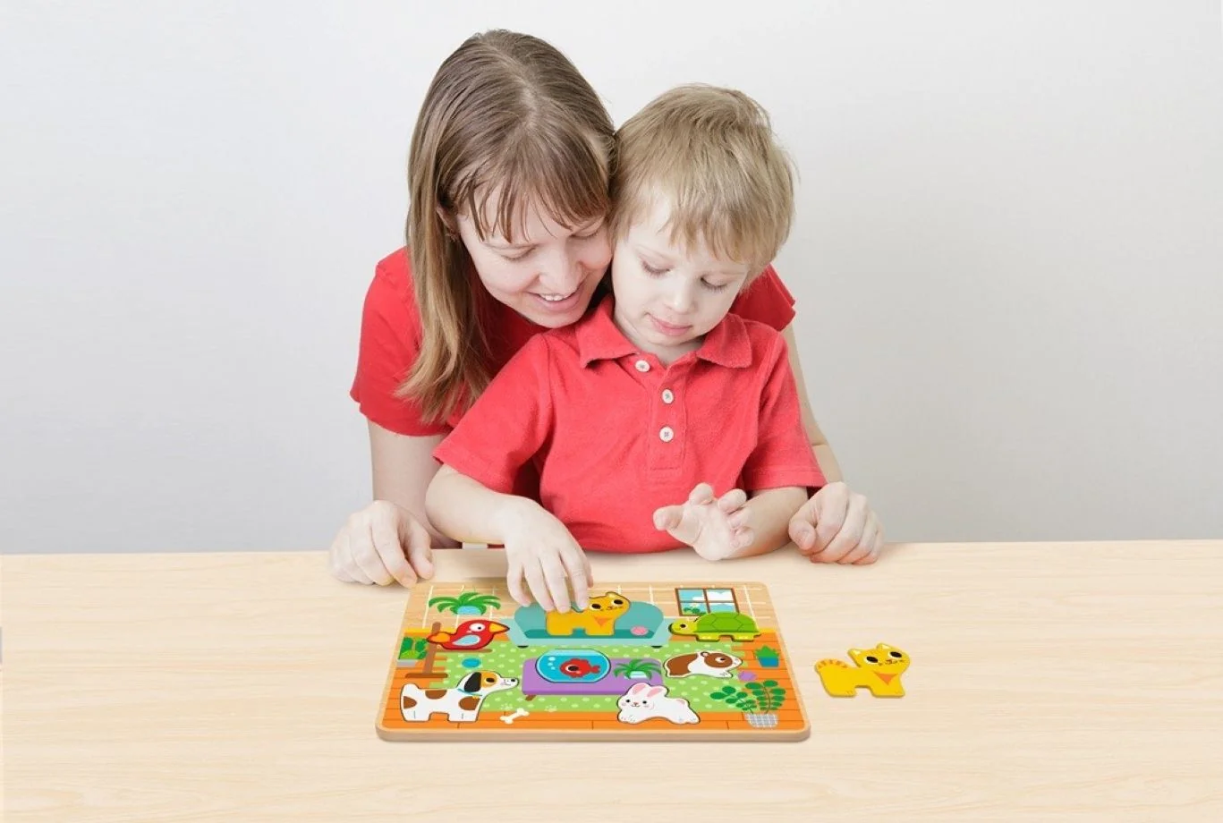 Vkládacie puzzle Maznáčikovia, 8 dielov