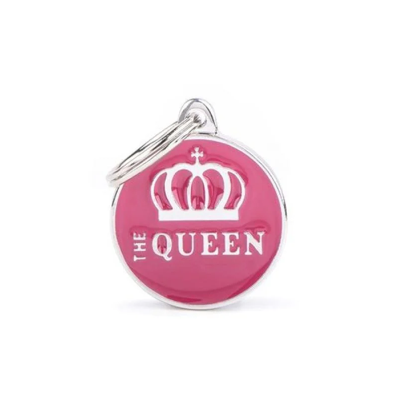 MF THE QUEEN 3,93x3,17 cm gravírovateľný prívesok