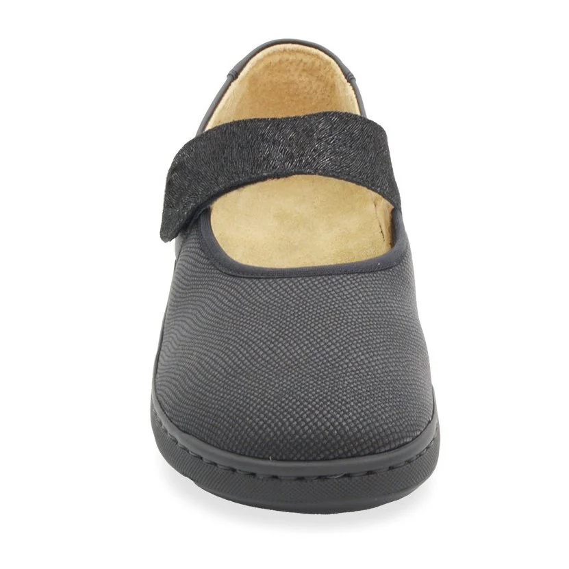 OLIVA 9108 dámske strečové baleríny, čierne, veľkost: 41