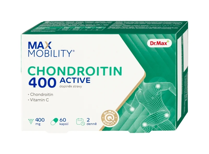 Dr. Max Chondroitin 400 Active 1×60 cps, kĺbová výživa