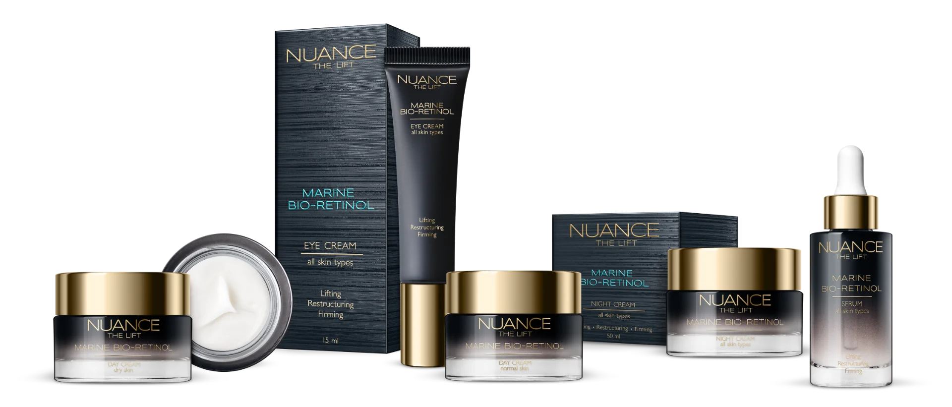 NUANCE THE LIFT Night Cream 1x50 ml, nočný krém pre všetky typy pleti