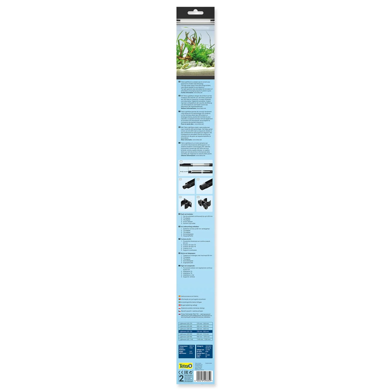 Osvetlenie Tetra Light Wave Single 720