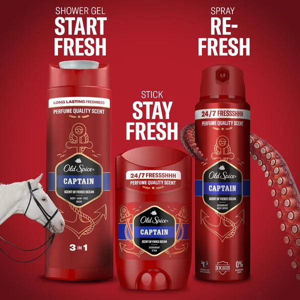Old Spice Captain tuhý dezodorant 85 ml