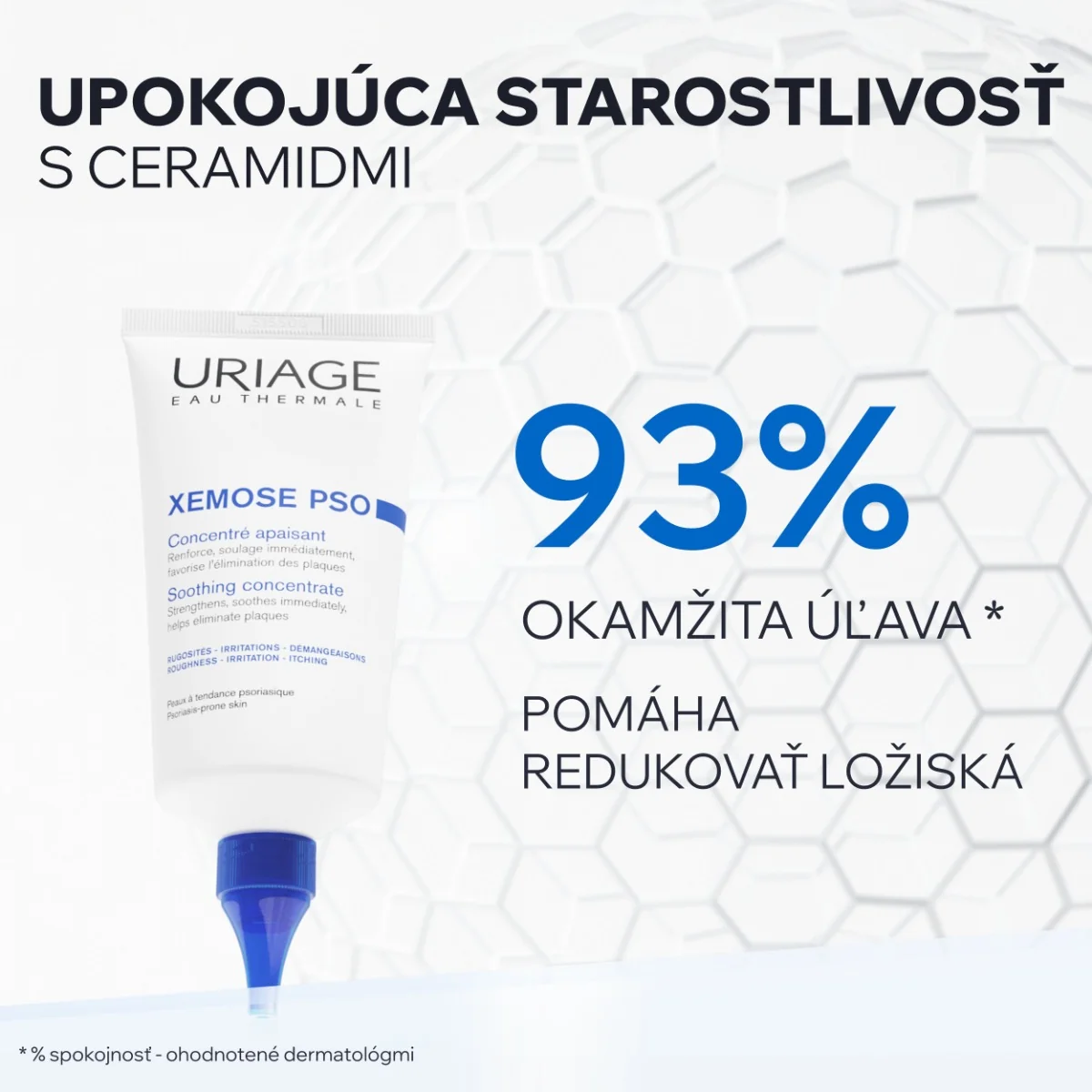 URIAGE XÉMOSE PSO Soothing Concentrate, 150ml 1×150 ml, starostlivosť o pokožku so psoriázou