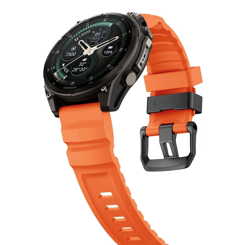 Tech-Protect Motion remienok Garmin QuickFit 22mm, signal orange