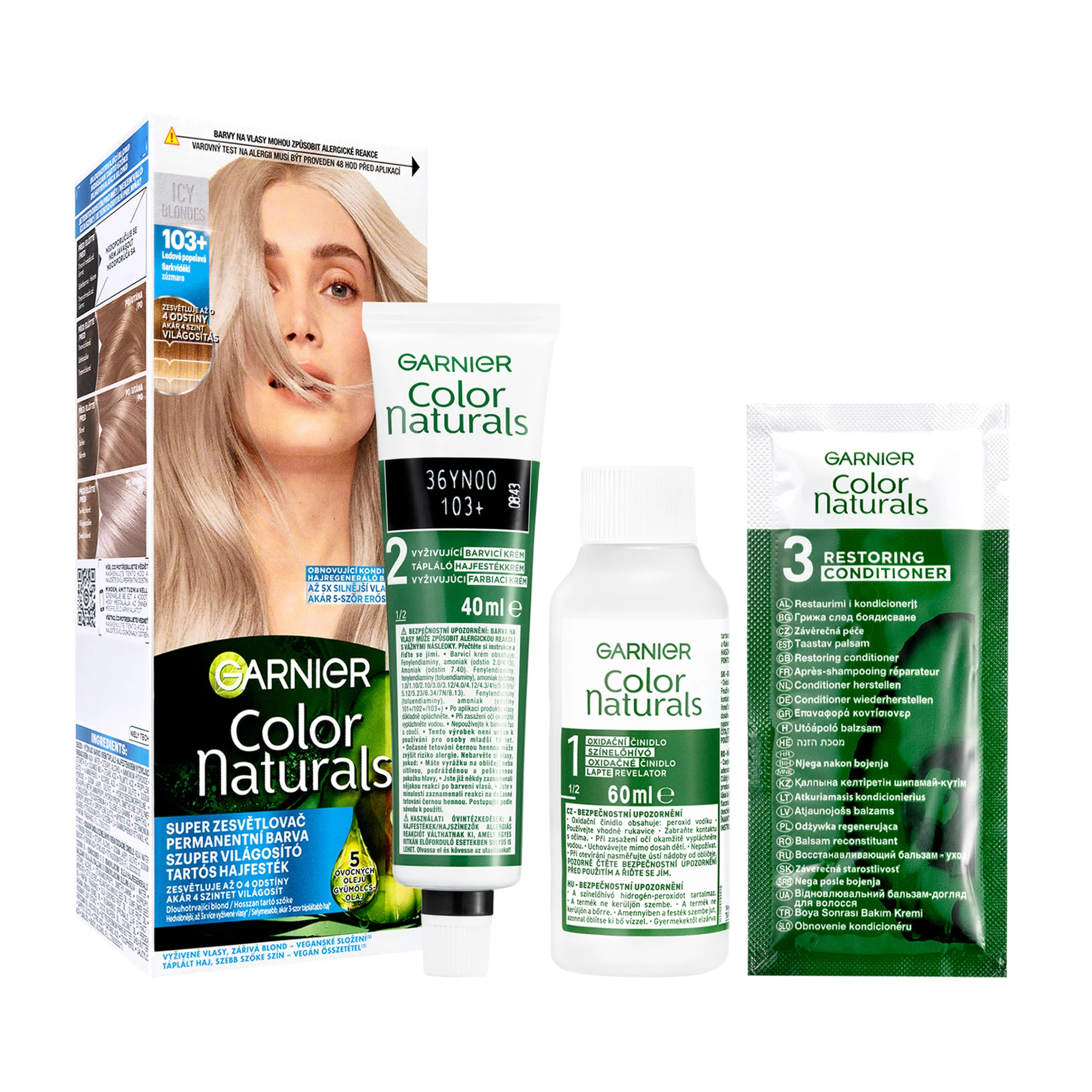Garnier Color Naturals 10+ Ľadovo popolavá 1×112 ml, farba na vlasy